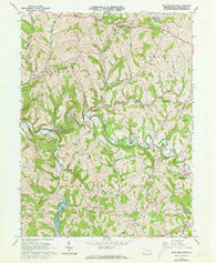 West Middletown Pennsylvania Historical topographic map, 1:24000 scale, 7.5 X 7.5 Minute, Year 1964