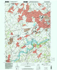 West York Pennsylvania Historical topographic map, 1:24000 scale, 7.5 X 7.5 Minute, Year 1998