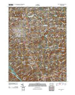 West Chester Pennsylvania Historical topographic map, 1:24000 scale, 7.5 X 7.5 Minute, Year 2010