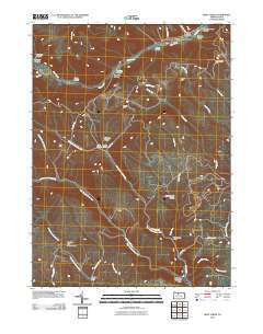 West Creek Pennsylvania Historical topographic map, 1:24000 scale, 7.5 X 7.5 Minute, Year 2010