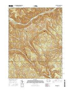 West Creek Pennsylvania Current topographic map, 1:24000 scale, 7.5 X 7.5 Minute, Year 2016