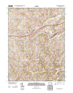 West Grove Pennsylvania Historical topographic map, 1:24000 scale, 7.5 X 7.5 Minute, Year 2013