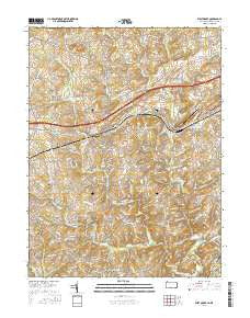West Grove Pennsylvania Current topographic map, 1:24000 scale, 7.5 X 7.5 Minute, Year 2016