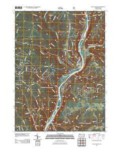 West Hickory Pennsylvania Historical topographic map, 1:24000 scale, 7.5 X 7.5 Minute, Year 2011