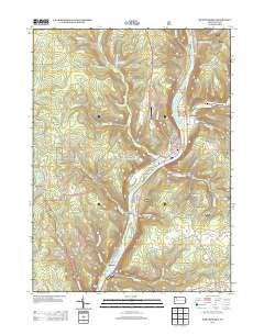 West Hickory Pennsylvania Historical topographic map, 1:24000 scale, 7.5 X 7.5 Minute, Year 2013