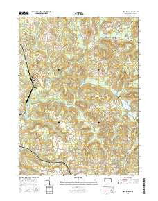 West Sunbury Pennsylvania Current topographic map, 1:24000 scale, 7.5 X 7.5 Minute, Year 2016