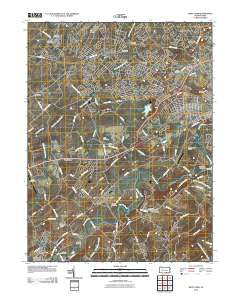 West York Pennsylvania Historical topographic map, 1:24000 scale, 7.5 X 7.5 Minute, Year 2010