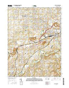 West York Pennsylvania Current topographic map, 1:24000 scale, 7.5 X 7.5 Minute, Year 2016
