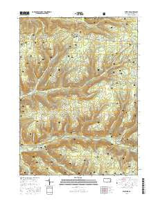 Westline Pennsylvania Current topographic map, 1:24000 scale, 7.5 X 7.5 Minute, Year 2016