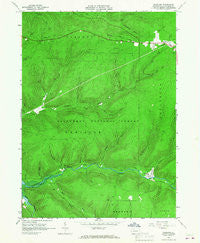 Westline Pennsylvania Historical topographic map, 1:24000 scale, 7.5 X 7.5 Minute, Year 1966
