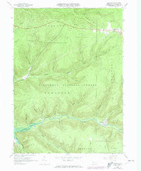 Westline Pennsylvania Historical topographic map, 1:24000 scale, 7.5 X 7.5 Minute, Year 1966