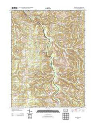 Westover Pennsylvania Historical topographic map, 1:24000 scale, 7.5 X 7.5 Minute, Year 2013