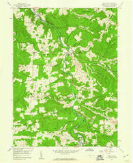 Westover Pennsylvania Historical topographic map, 1:24000 scale, 7.5 X 7.5 Minute, Year 1959