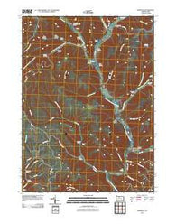 Wharton Pennsylvania Historical topographic map, 1:24000 scale, 7.5 X 7.5 Minute, Year 2010