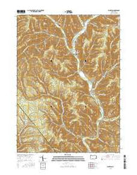 Wharton Pennsylvania Current topographic map, 1:24000 scale, 7.5 X 7.5 Minute, Year 2016
