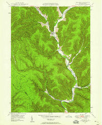 Wharton Pennsylvania Historical topographic map, 1:24000 scale, 7.5 X 7.5 Minute, Year 1948