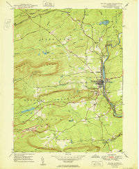 White Haven Pennsylvania Historical topographic map, 1:24000 scale, 7.5 X 7.5 Minute, Year 1950