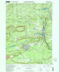 White Haven Pennsylvania Historical topographic map, 1:24000 scale, 7.5 X 7.5 Minute, Year 1997