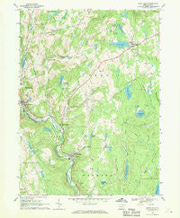 White Mills Pennsylvania Historical topographic map, 1:24000 scale, 7.5 X 7.5 Minute, Year 1967