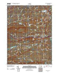 White Haven Pennsylvania Historical topographic map, 1:24000 scale, 7.5 X 7.5 Minute, Year 2010