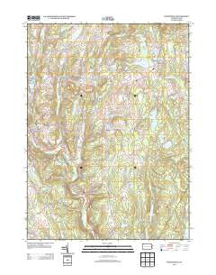 White Mills Pennsylvania Historical topographic map, 1:24000 scale, 7.5 X 7.5 Minute, Year 2013