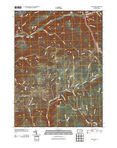 White Pine Pennsylvania Historical topographic map, 1:24000 scale, 7.5 X 7.5 Minute, Year 2010