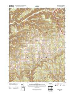White Pine Pennsylvania Historical topographic map, 1:24000 scale, 7.5 X 7.5 Minute, Year 2013