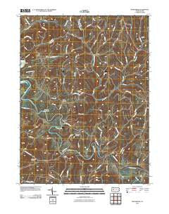 Whitesburg Pennsylvania Historical topographic map, 1:24000 scale, 7.5 X 7.5 Minute, Year 2010
