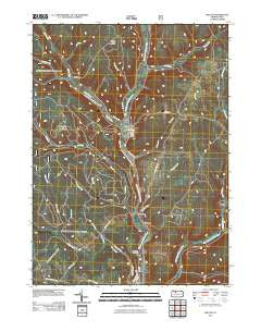 Wilcox Pennsylvania Historical topographic map, 1:24000 scale, 7.5 X 7.5 Minute, Year 2011