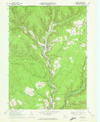 Wilcox Pennsylvania Historical topographic map, 1:24000 scale, 7.5 X 7.5 Minute, Year 1969