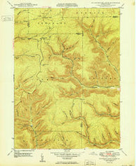 Wildwood Fire Tower Pennsylvania Historical topographic map, 1:24000 scale, 7.5 X 7.5 Minute, Year 1950