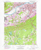 Wilkes-Barre West Pennsylvania Historical topographic map, 1:24000 scale, 7.5 X 7.5 Minute, Year 1947