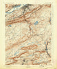 Wilkes-Barre Pennsylvania Historical topographic map, 1:62500 scale, 15 X 15 Minute, Year 1894