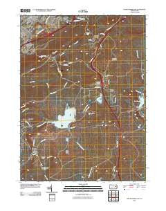 Wilkes-Barre East Pennsylvania Historical topographic map, 1:24000 scale, 7.5 X 7.5 Minute, Year 2010