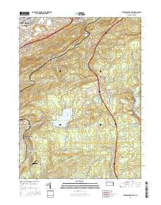 Wilkes-Barre East Pennsylvania Current topographic map, 1:24000 scale, 7.5 X 7.5 Minute, Year 2016