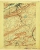 Wilkesbarre Pennsylvania Historical topographic map, 1:62500 scale, 15 X 15 Minute, Year 1894