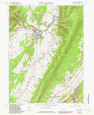 Williams Pennsylvania Historical topographic map, 1:24000 scale, 7.5 X 7.5 Minute, Year 1963