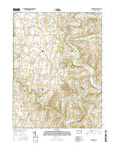 Williamson Pennsylvania Current topographic map, 1:24000 scale, 7.5 X 7.5 Minute, Year 2016