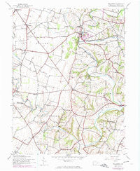 Williamson Pennsylvania Historical topographic map, 1:24000 scale, 7.5 X 7.5 Minute, Year 1944