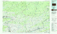 Williamsport East Pennsylvania Historical topographic map, 1:100000 scale, 30 X 60 Minute, Year 1984