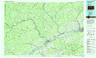Williamsport West Pennsylvania Historical topographic map, 1:100000 scale, 30 X 60 Minute, Year 1984