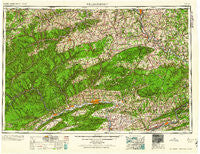 Williamsport Pennsylvania Historical topographic map, 1:250000 scale, 1 X 2 Degree, Year 1960