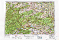 Williamsport Pennsylvania Historical topographic map, 1:250000 scale, 1 X 2 Degree, Year 1962
