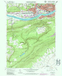 Williamsport Pennsylvania Historical topographic map, 1:24000 scale, 7.5 X 7.5 Minute, Year 1965