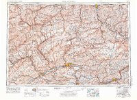 Williamsport Pennsylvania Historical topographic map, 1:250000 scale, 1 X 2 Degree, Year 1966