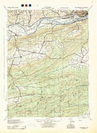 Williamsport Pennsylvania Historical topographic map, 1:62500 scale, 15 X 15 Minute, Year 1944