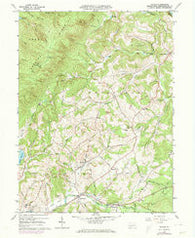 Wilpen Pennsylvania Historical topographic map, 1:24000 scale, 7.5 X 7.5 Minute, Year 1964