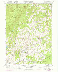 Wilpen Pennsylvania Historical topographic map, 1:24000 scale, 7.5 X 7.5 Minute, Year 1964