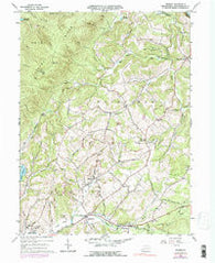 Wilpen Pennsylvania Historical topographic map, 1:24000 scale, 7.5 X 7.5 Minute, Year 1964