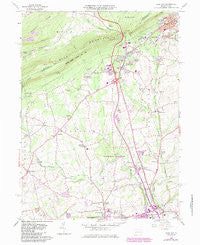 Wind Gap Pennsylvania Historical topographic map, 1:24000 scale, 7.5 X 7.5 Minute, Year 1960